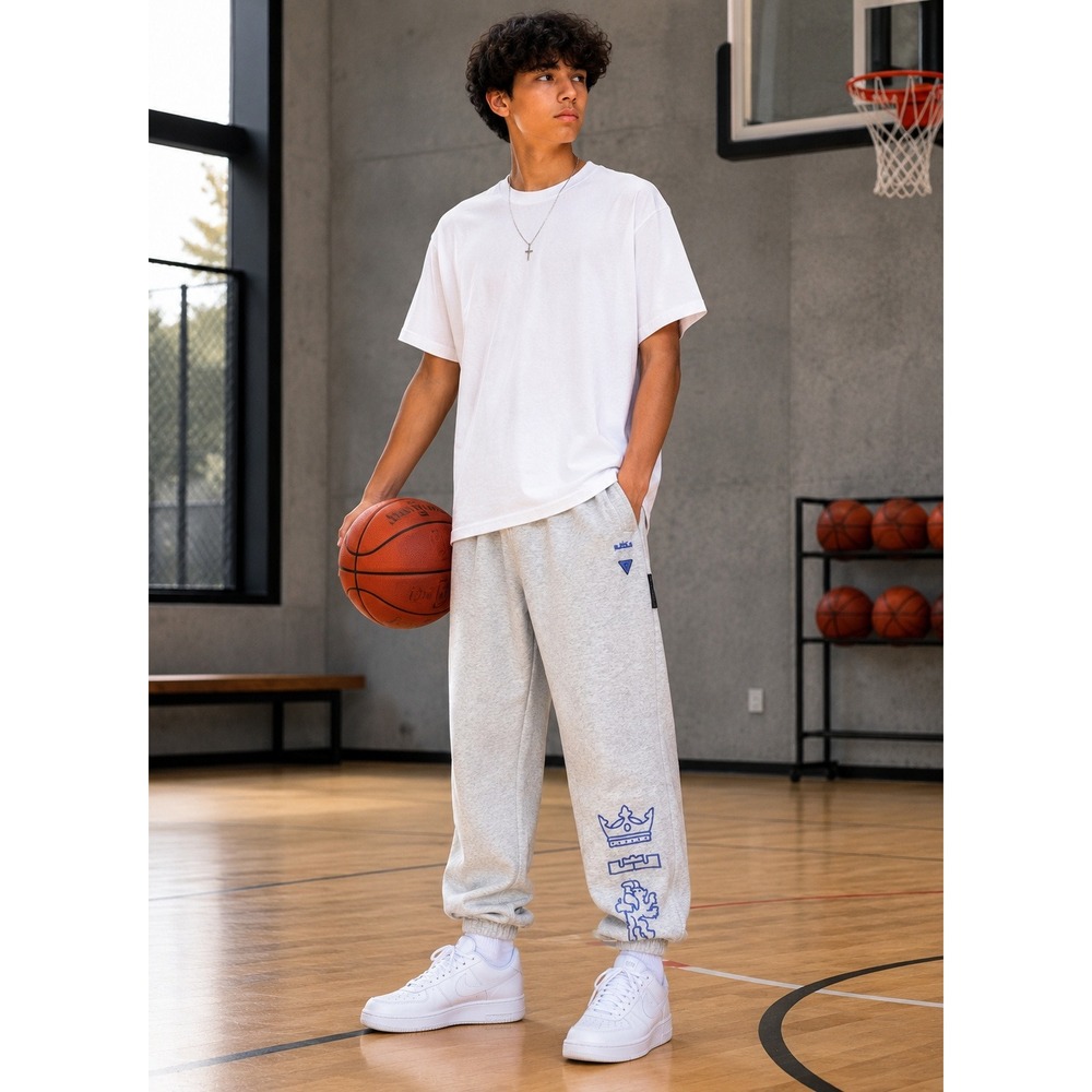 Nike LeBron Standard Issue Big Kids XL Gray Dri-FIT Basketball Pants NWT